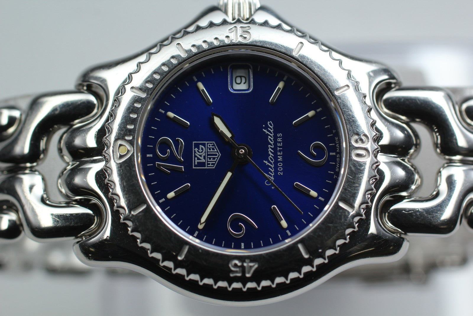 overhauled TAG Heuer SEL WG2311.BA0469 Automatic Women's Date Watch 28mm JP Box