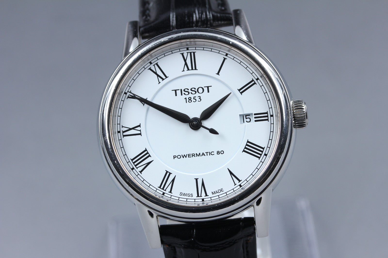 Tissot Powermatic 80 T085407A Automatic White Men's Watch 39mm JAPAN Exc+5*Box