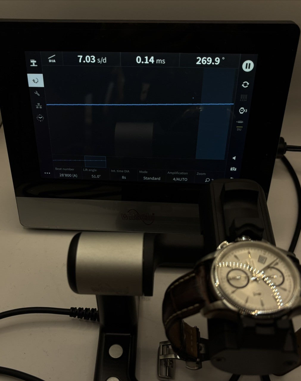 Near MINT Box Hamilton Jazzmaster Auto Chronograph H326160 Automatic Men’s Watch