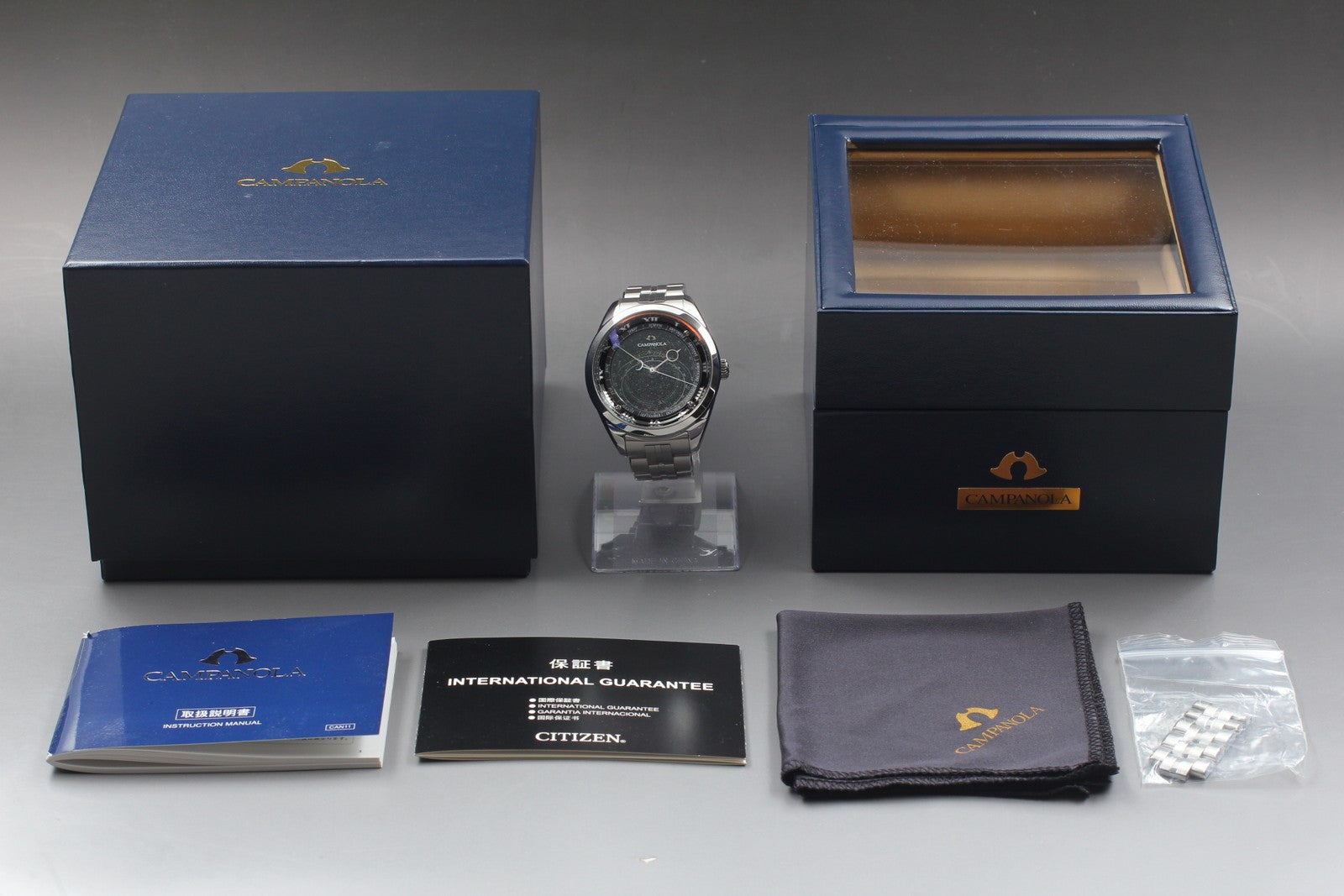 CITIZEN Campanola Cosmo Sign 4398-T022391 Quartz Men's Watch 45mm JAPAN Box