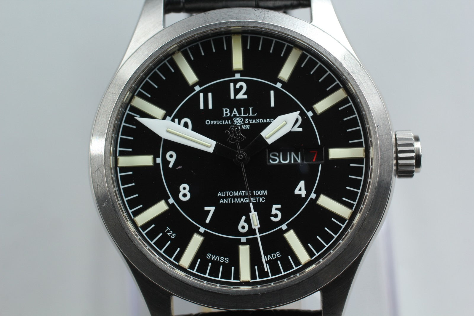 Ball Engineer Master II Aviator NM1086C Automatic Black Men's Watch 44mm JAPAN