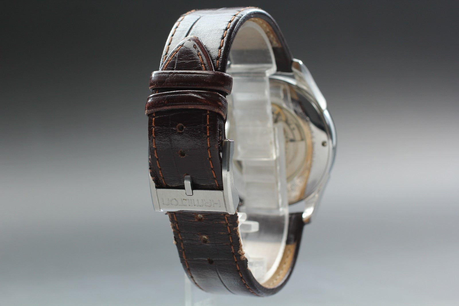 Hamilton Jazzmaster H325150 Silver Automatic Date Men's Watch 40mm JAPAN Box