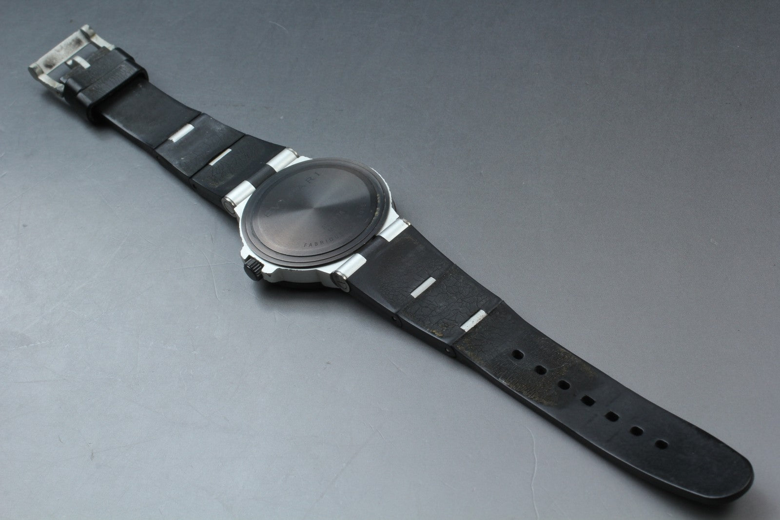 BVLGARI Aluminum AL38TA Silver Dial Date Automatic Men's Watch 38mm JAPAN Exc+5