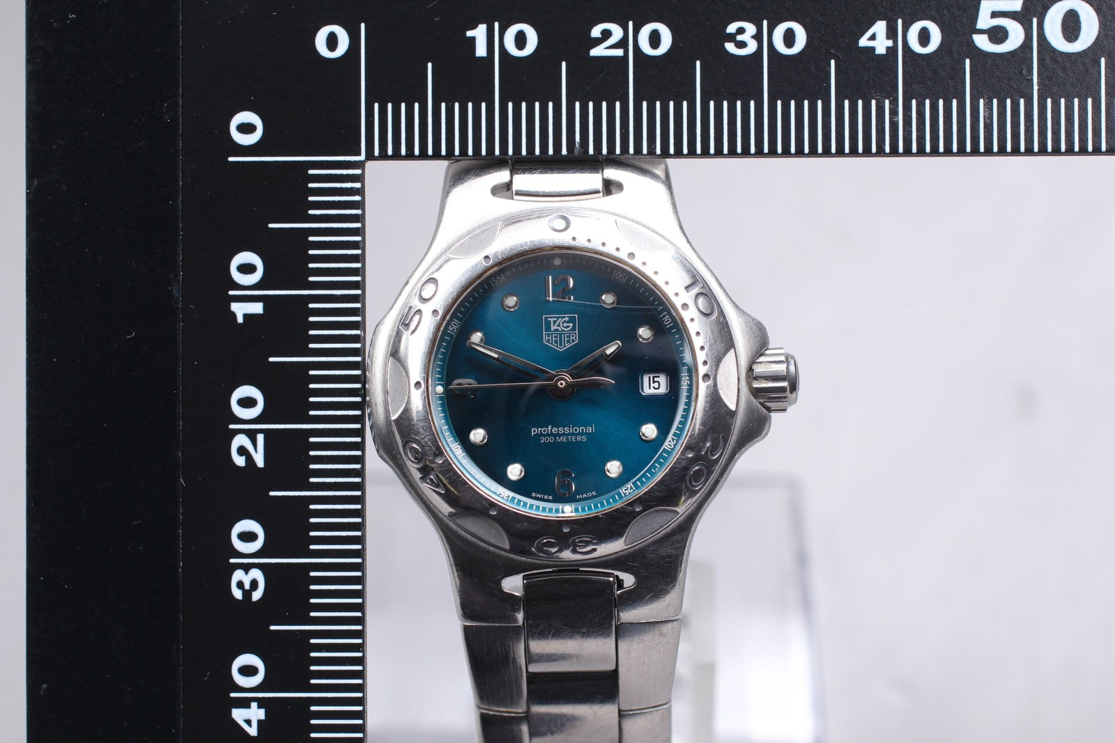 Exc+4* TAG Heuer WL1317 Kylium Professional Quartz Blue Dial Women's Watch JAPAN