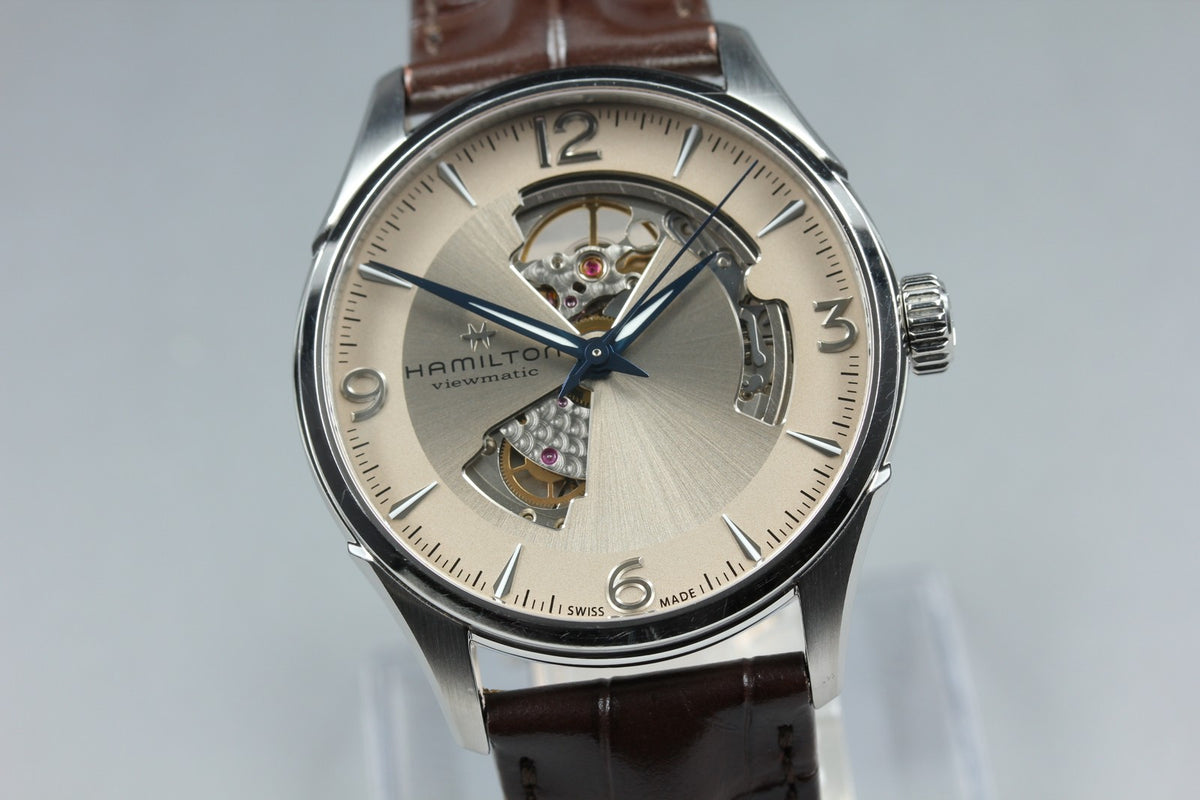 Hamilton Jazzmaster Open Heart H327050 H600425102 Automatic Men's Watch 41mm JP