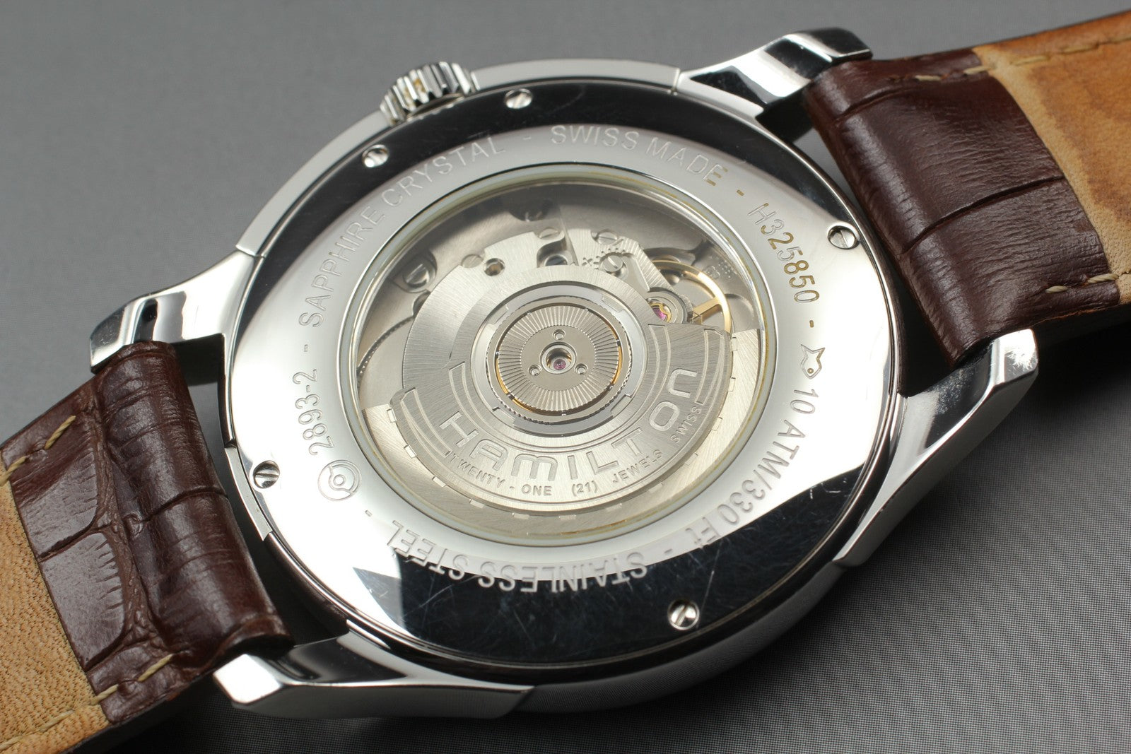 Exc+5* Hamilton Jazzmaster Traveler GMT Automatic Black Men's Watch 42mm JAPAN