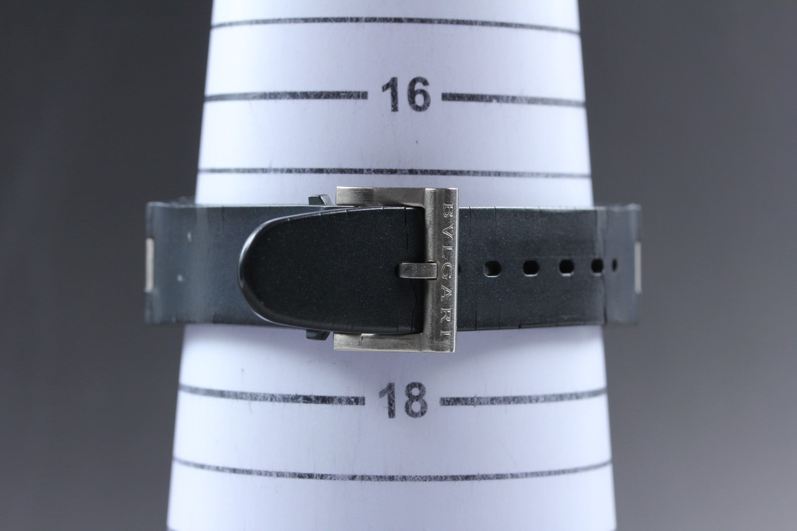 New Batt BVLGARI Diagono TI32TA Titanium Black Quartz Men's Watch 32mm Exc+5