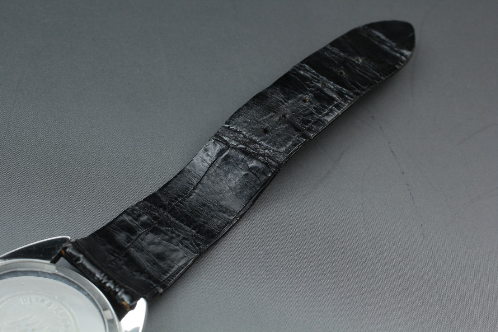 Vintage LONGINES ULTRA-CHRON Chronometer Date Silver Men's Watch 34mm Exc+5 JP