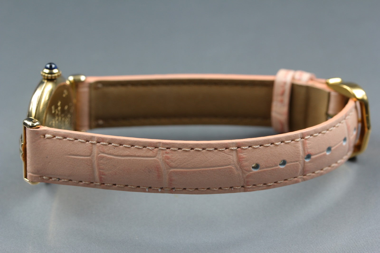 Cartier Must Colisee Vermeil 590002 Pink Gold Women's Quartz Watch Vintage
