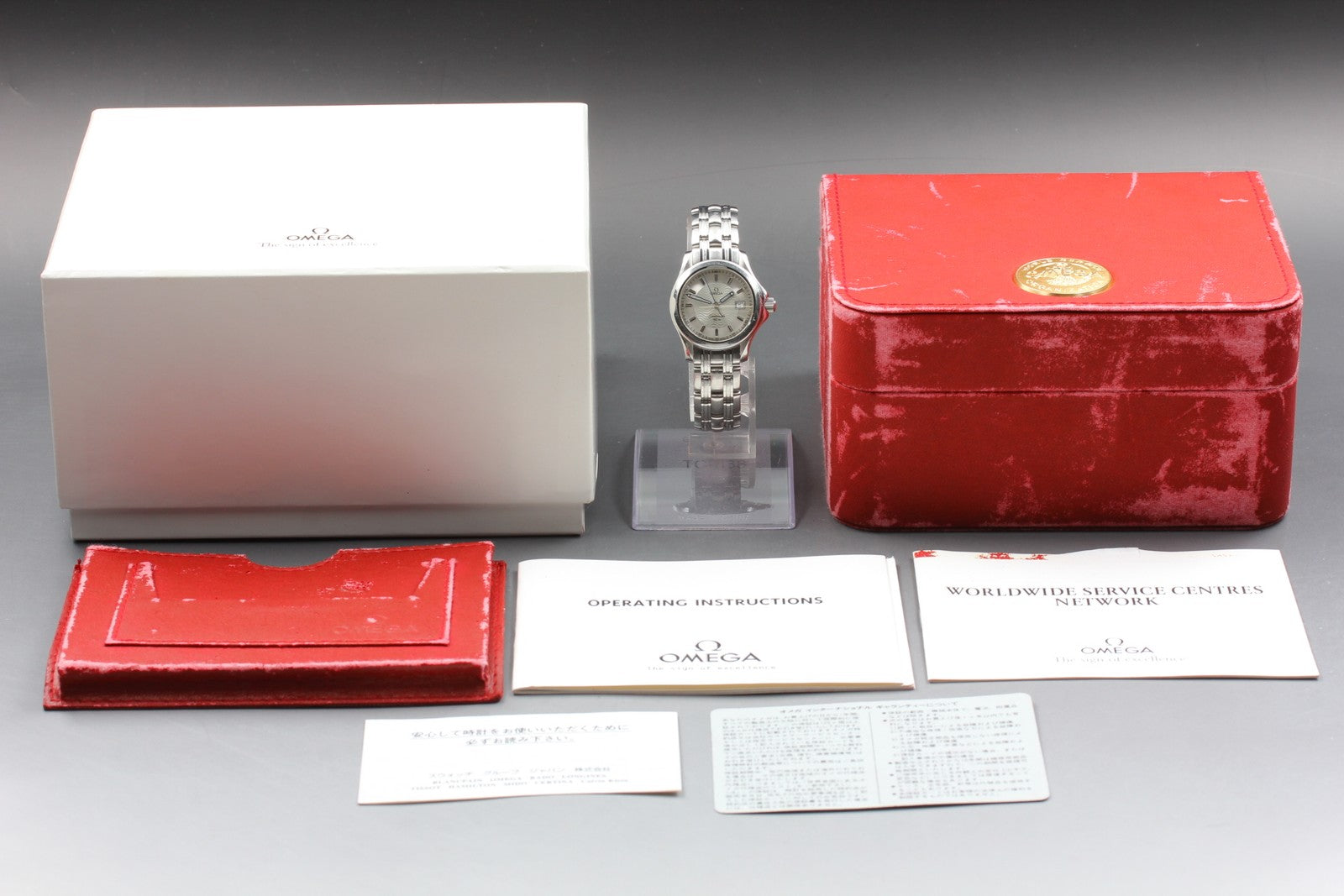OMEGA Seamaster 2571.31 Quartz Silver Dial Women's Watch 29mm JAPAN Box