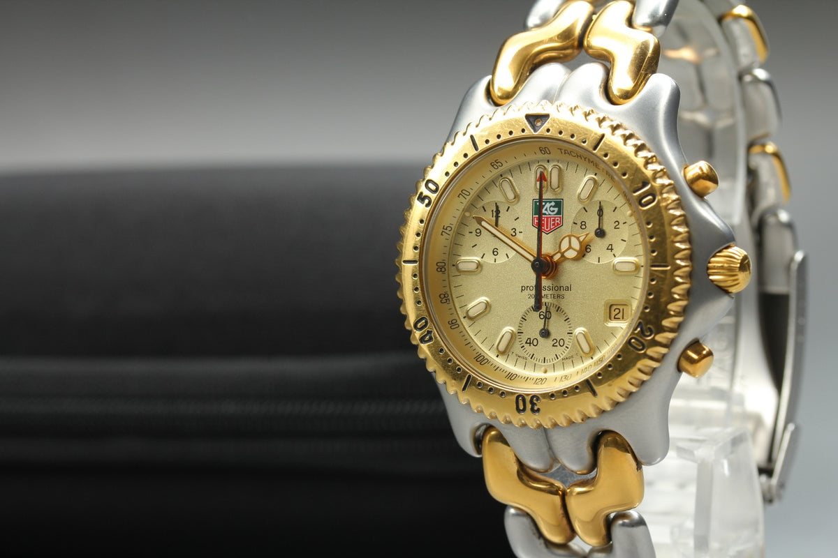 TAG HEUER S/el Professional 200 Chronograph S35.406 Quartz Men's Watch 38mm JP