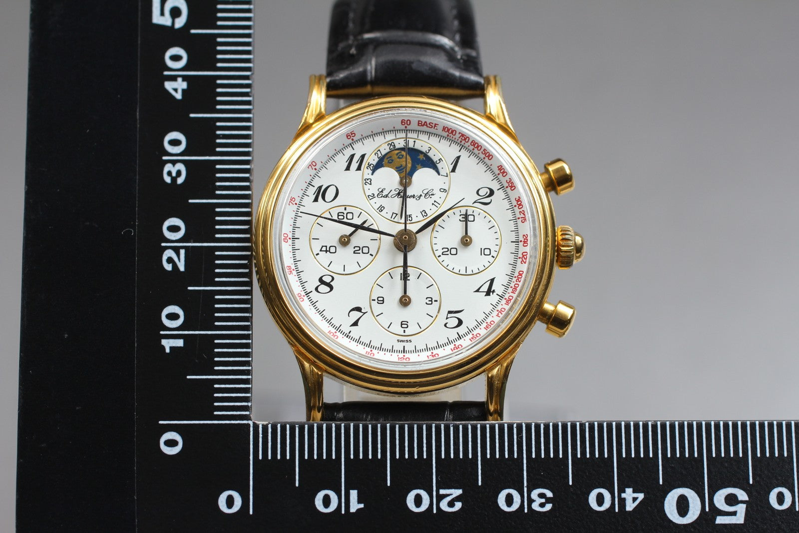 TAG Heuer Edward Heuer 125th Anniversary 188.205/1 Manual Men's Watch 34mm JAPAN