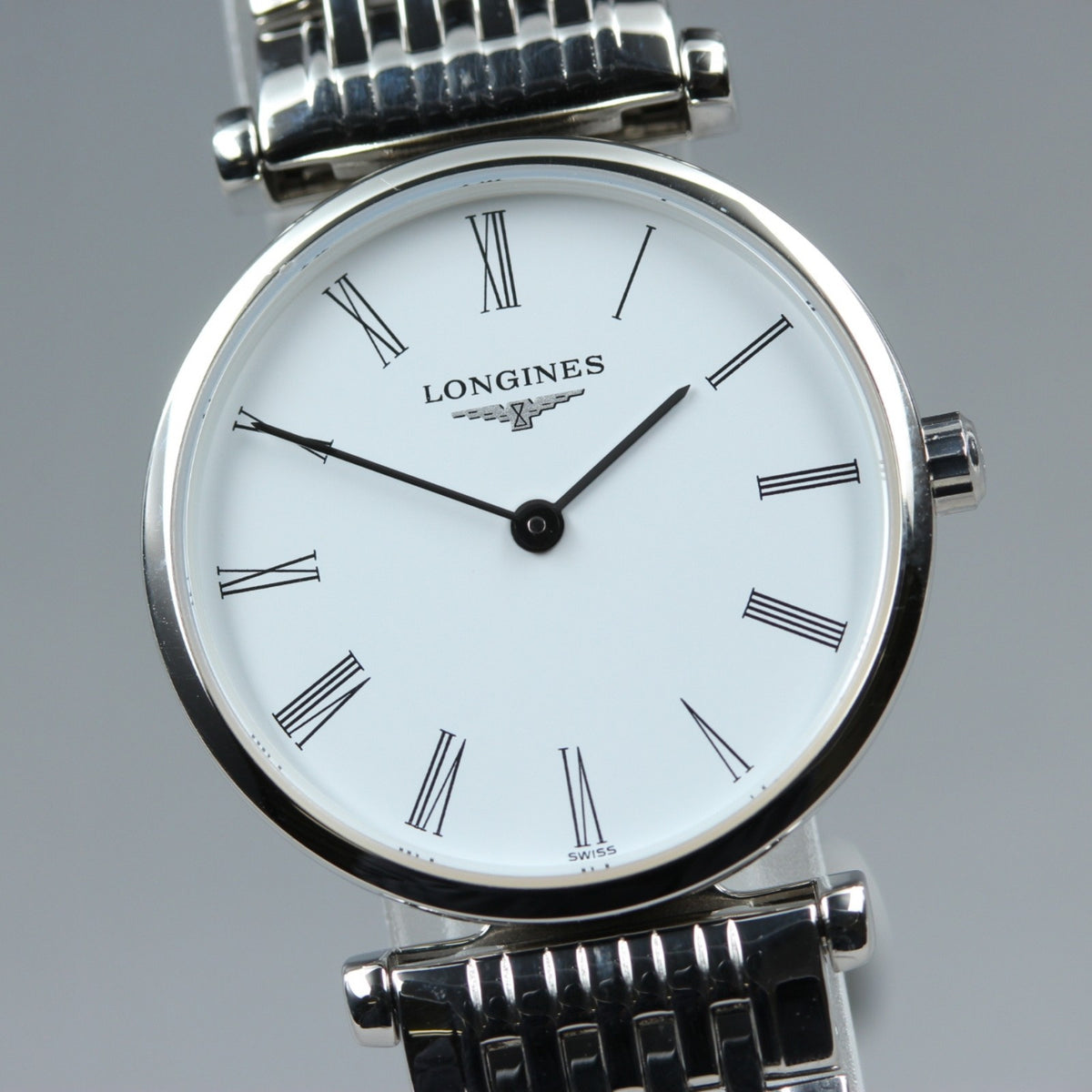 LONGINES La Grande Classique L4.209.4 Quartz White Women's Watch 24mm JAPAN Box