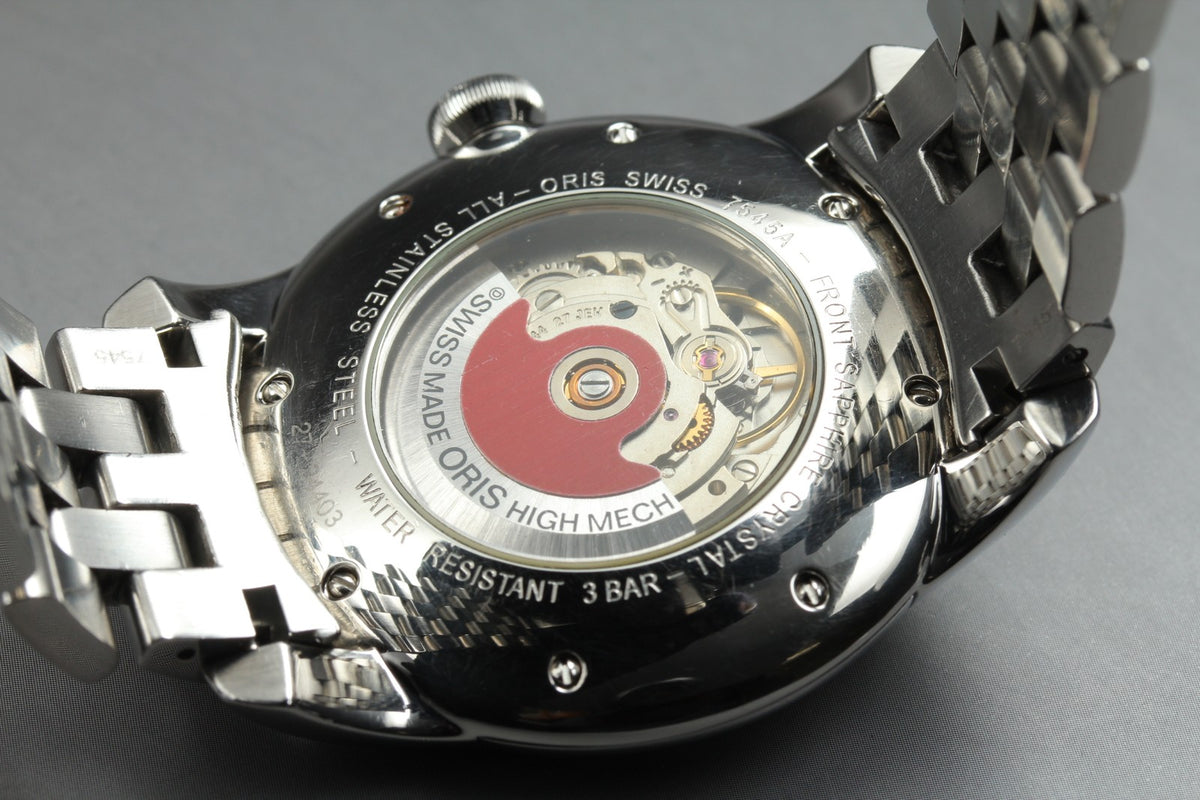 ORIS Artelier Pointer Date 7545A Automatic Small Second Men's Watch 42mm JAPAN