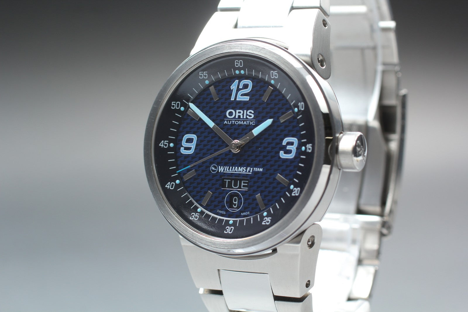 ORIS Williams F1 Team Day Date 7560 Automatic Blue Dial Automatic Men's Watch