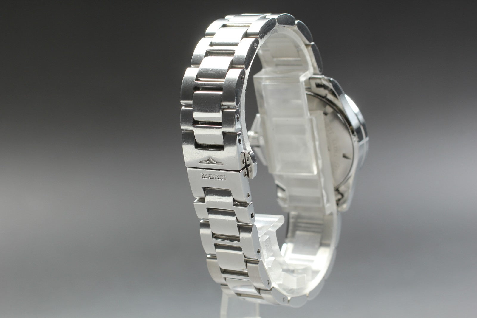 Exc+5* LONGINES Conquest L3.276.4 Date White Automatic Ladies Watch 30mm JAPAN