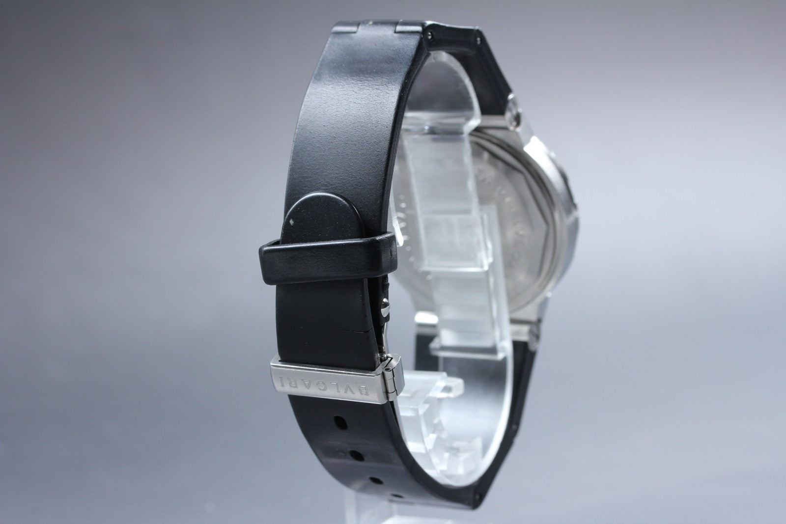 Exc+5*Box BVLGARI Diagono Scuba SD38S Black Automatic Men's Watch 38mm JAPAN