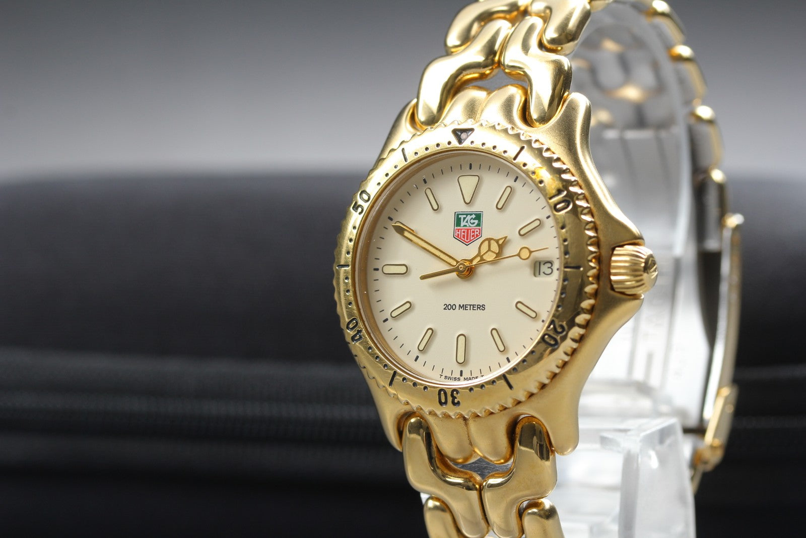 Vintage TAG Heuer Professional 200 SEL S94.713M Quartz Date Men's Watch 33mm JP