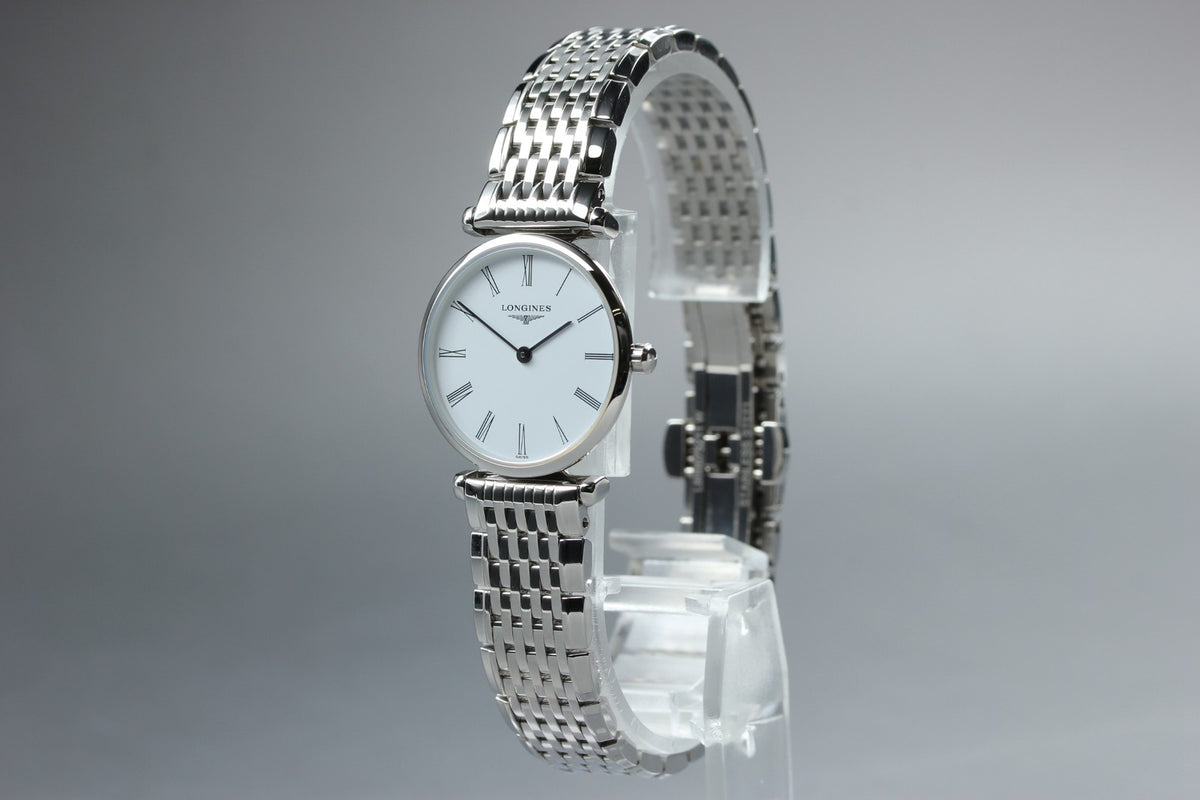LONGINES La Grande Classique L4.209.4 Quartz White Women's Watch 24mm JAPAN Box