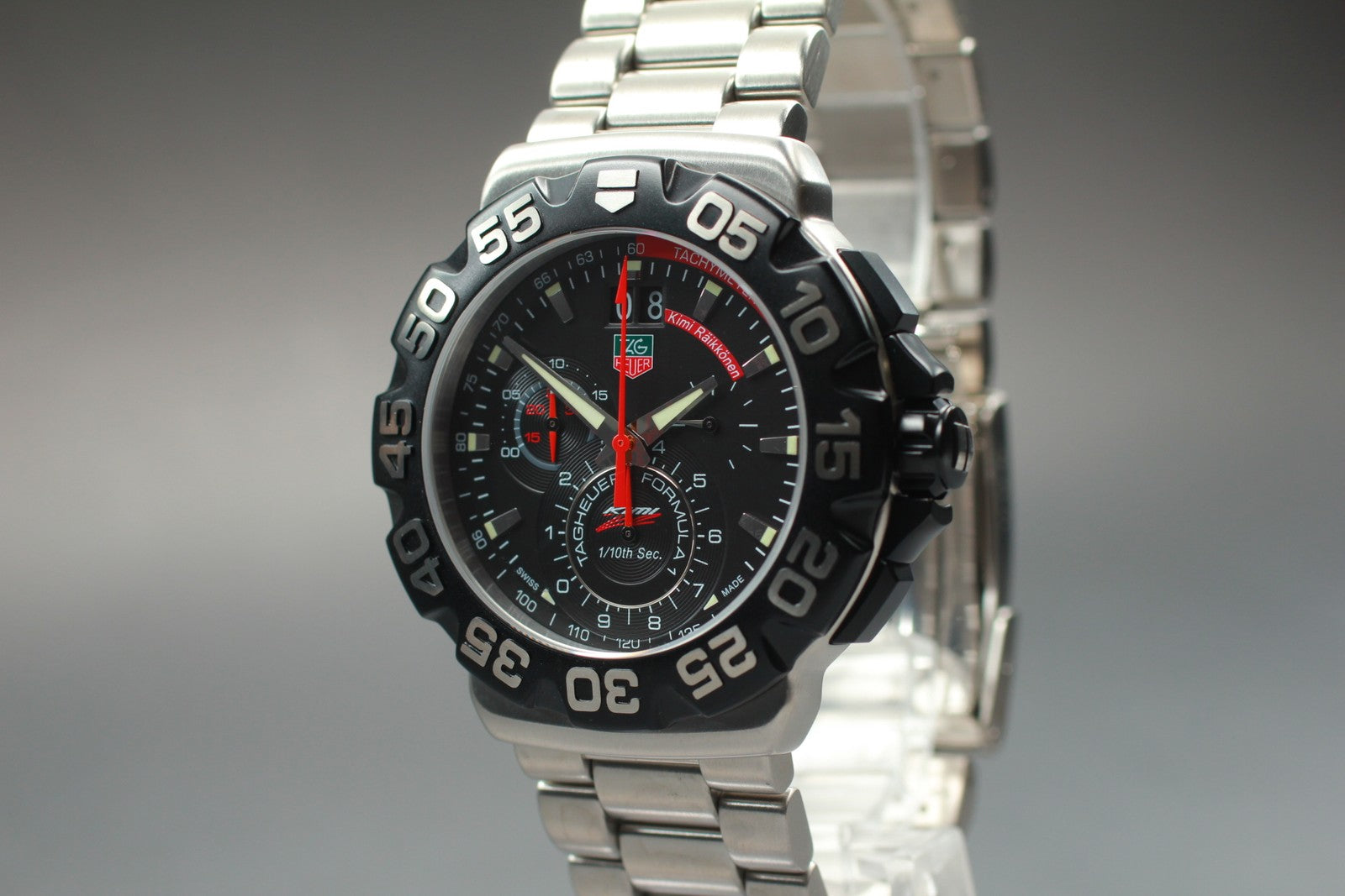 N MINT*Box TAG Heuer Formula 1 CAH1014 Quartz Black Dial Men's Watch 44mm JAPAN
