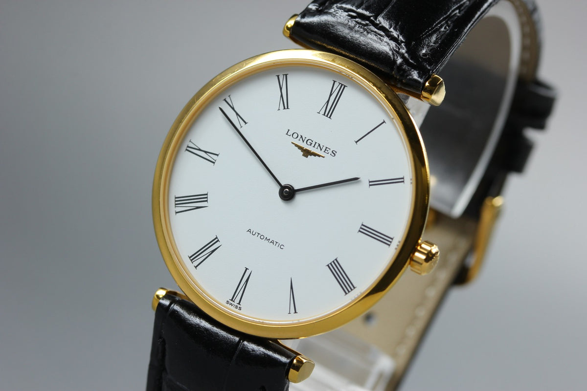 LONGINES La Grande Classique L4.708.2 Automatic White Men's Watch 34mm JAPAN