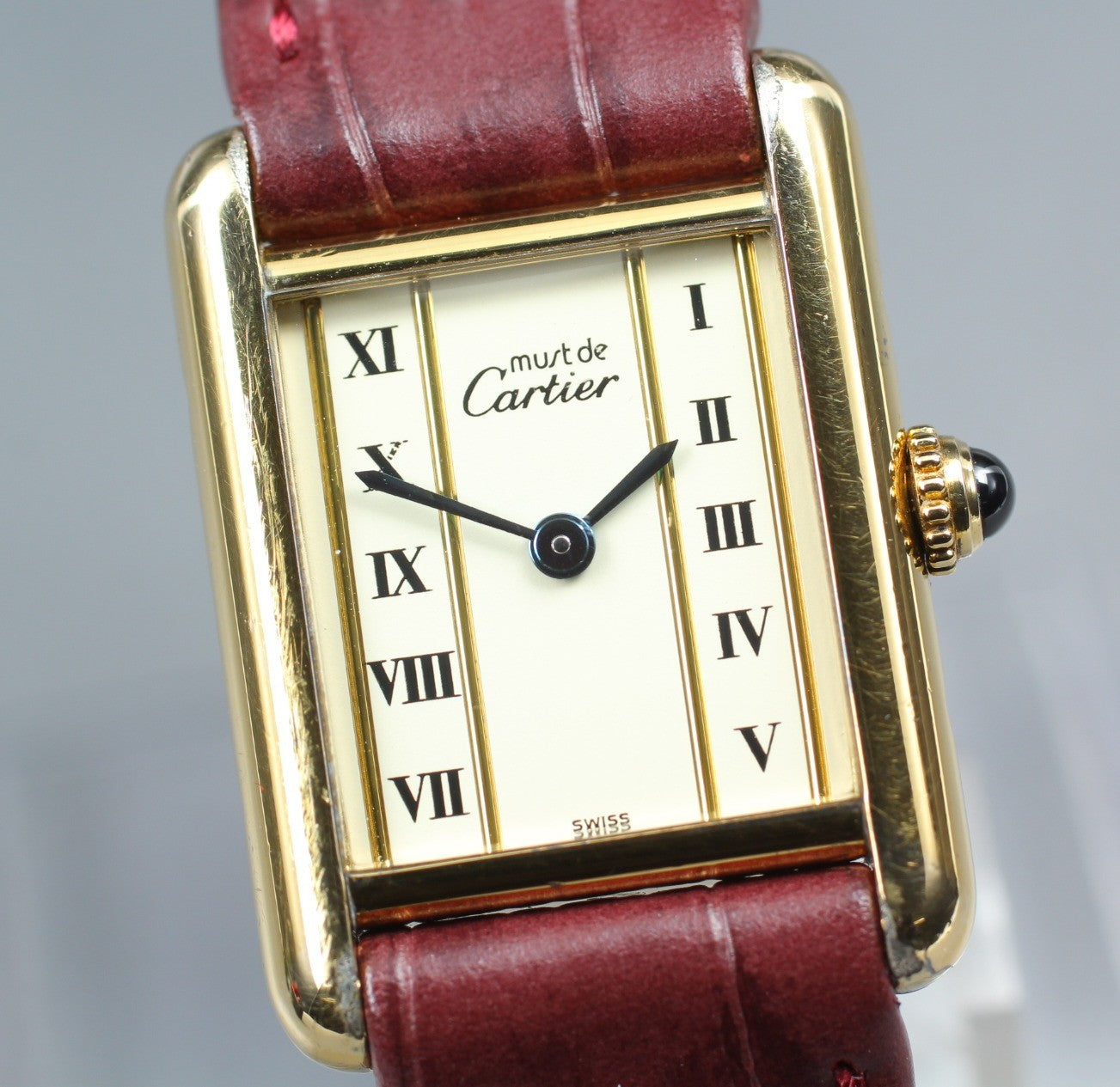 Vintage Cartier Must de Cartier Tank 5057001 SM 20mm Women's Quartz Watch