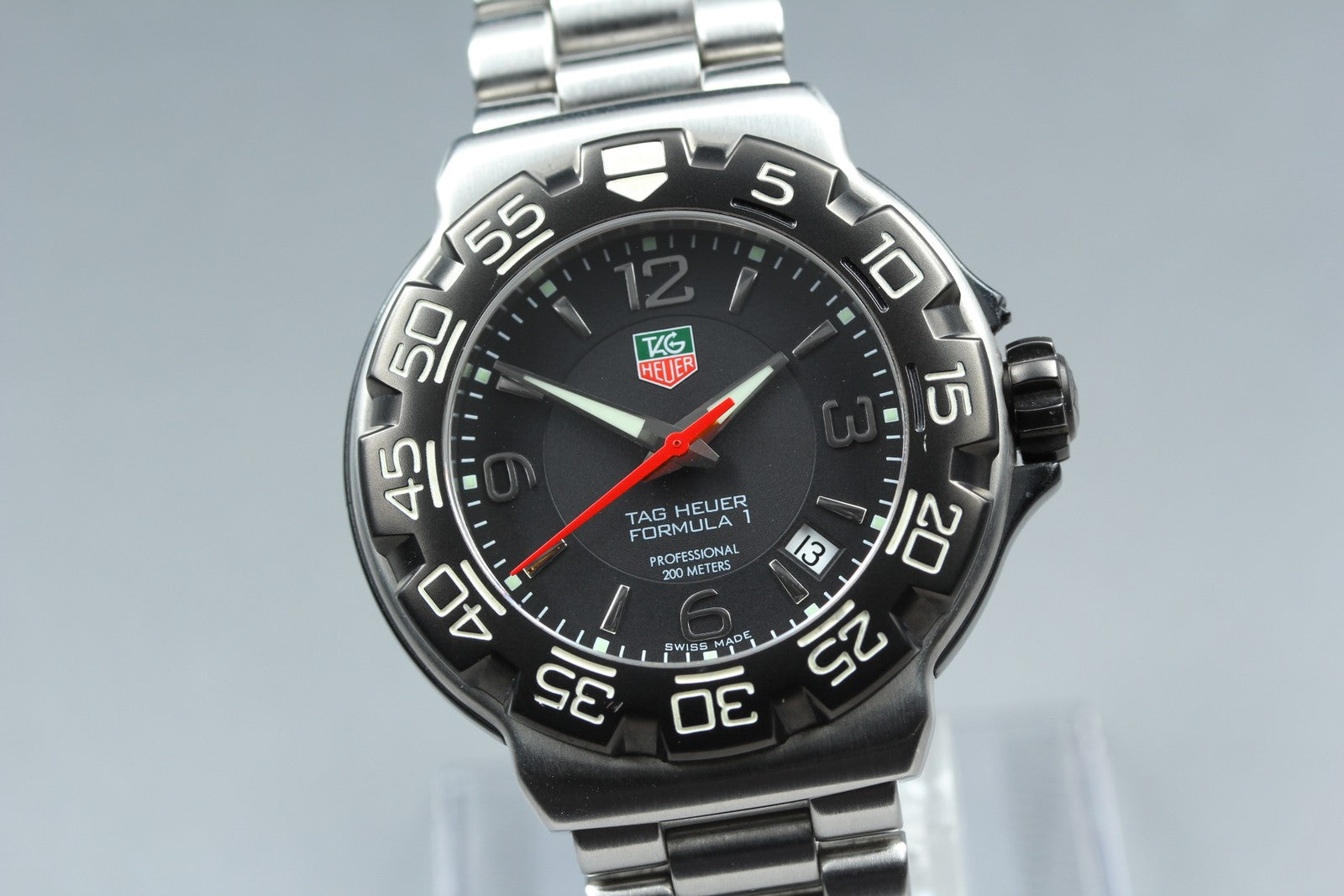 New Batt TAG Heuer Formula 1 WAC1110-0 Quartz Black Men's Watch 40mm JAPAN Box