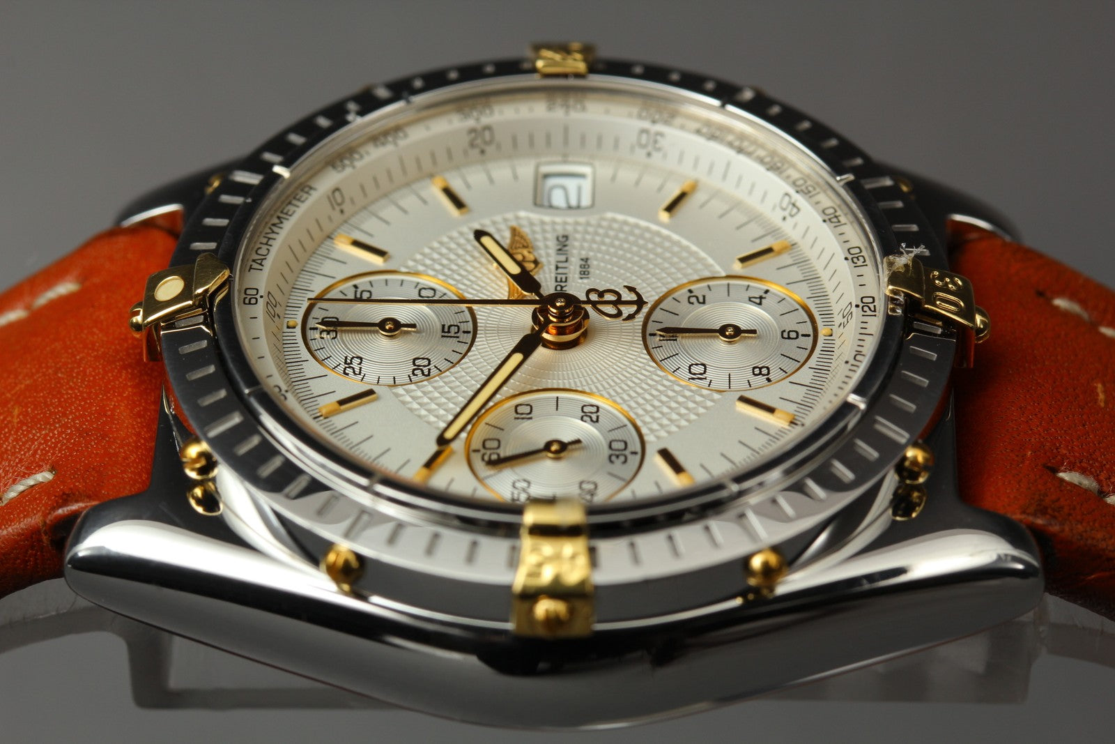 Exc+5 Box BREITLING Chronomat Bicolore B13050.1 Chronograph 39mm AT Men's Watch