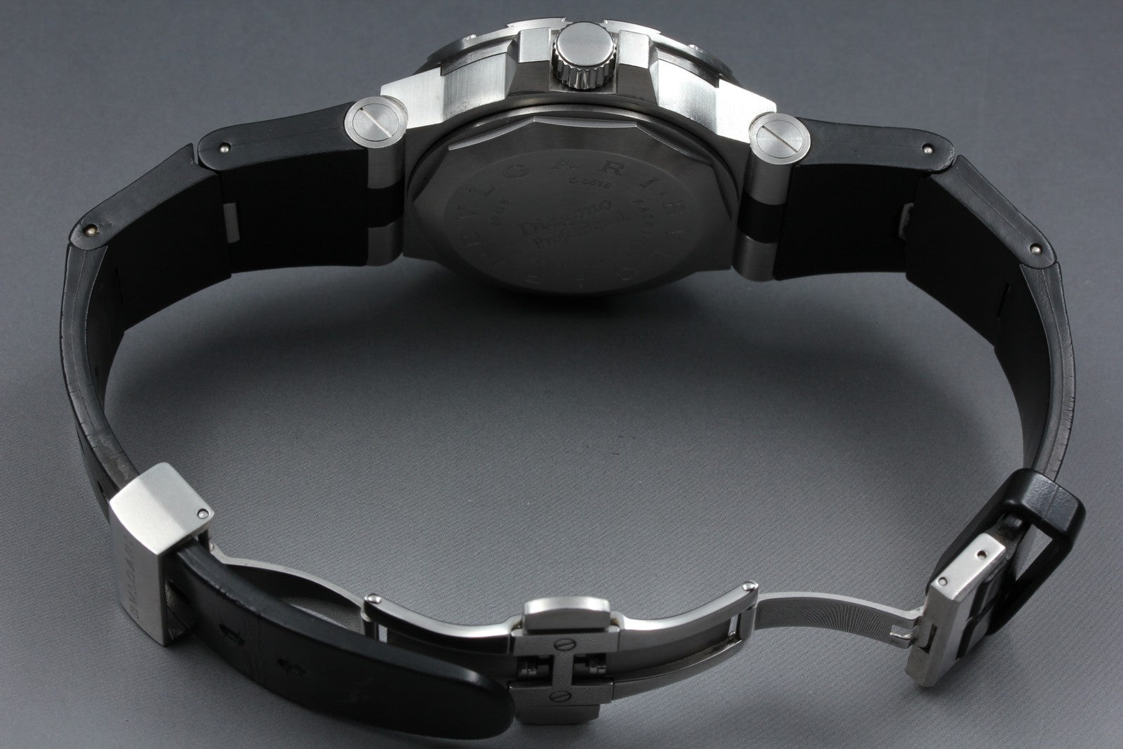 BVLGARI Diagono Professional Scuba SD42S Automatic Date Men's Watch From JAPAN