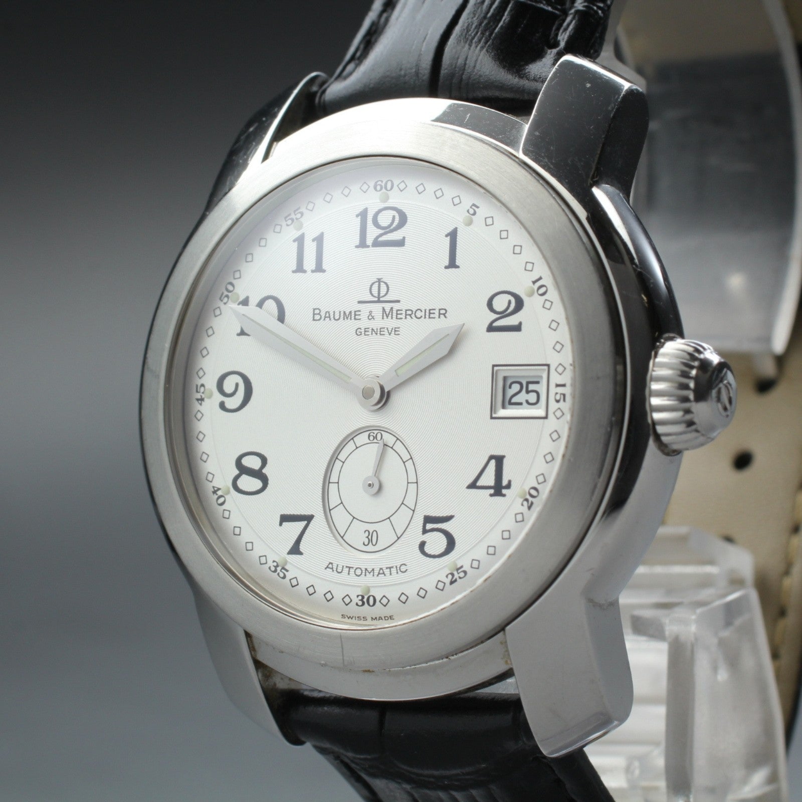 BAUME&MERCIER Capeland MV045221 Silver Automatic Date Men's Watch 37mm Japan