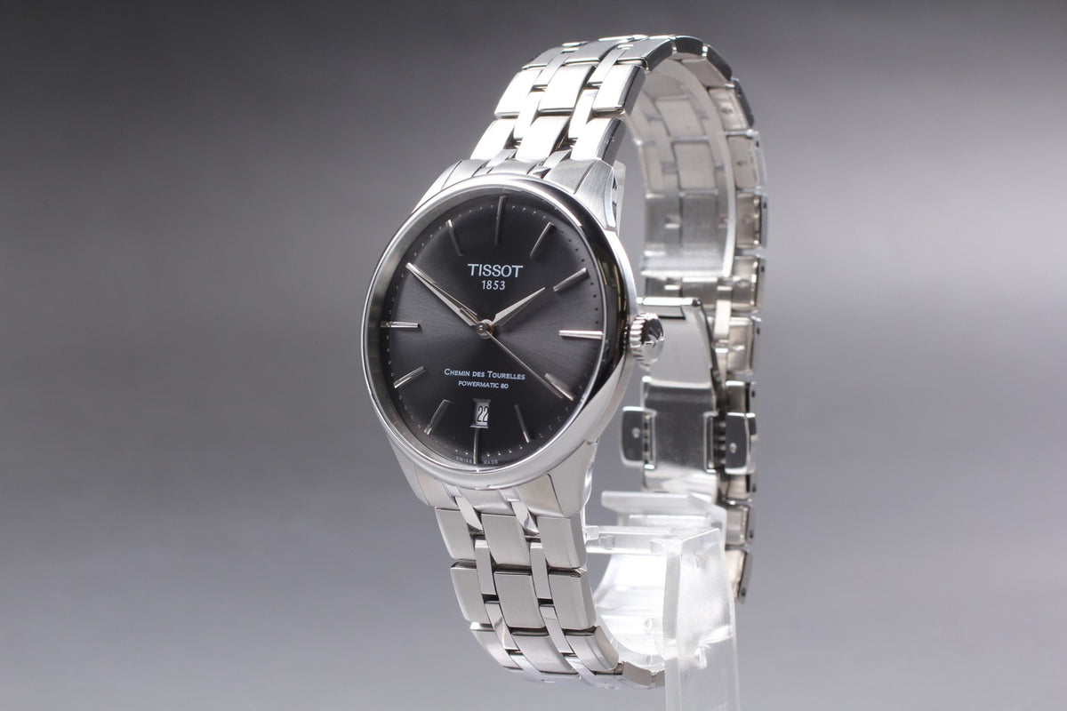 TISSOT Chemin des Tourelles Powermatic 80 T139807A Automatic Men's JP Box JAPAN
