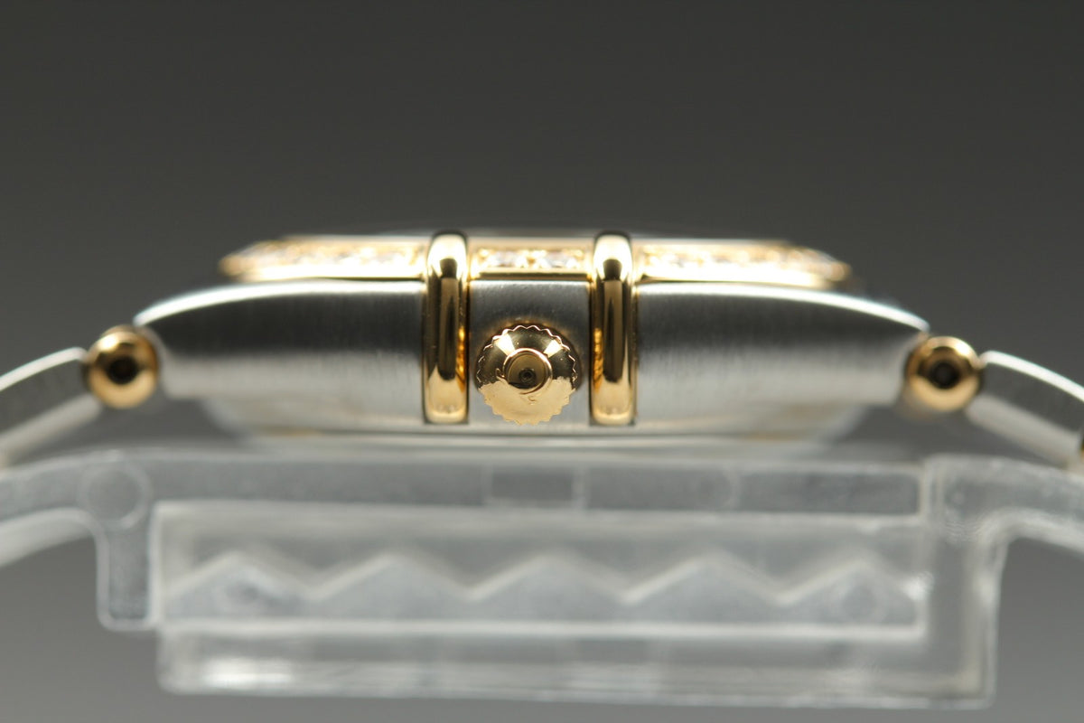 Polished OMEGA Constellation Mini 1267.75 Cal.1456 Diamond 22mm Qz Women's Watch