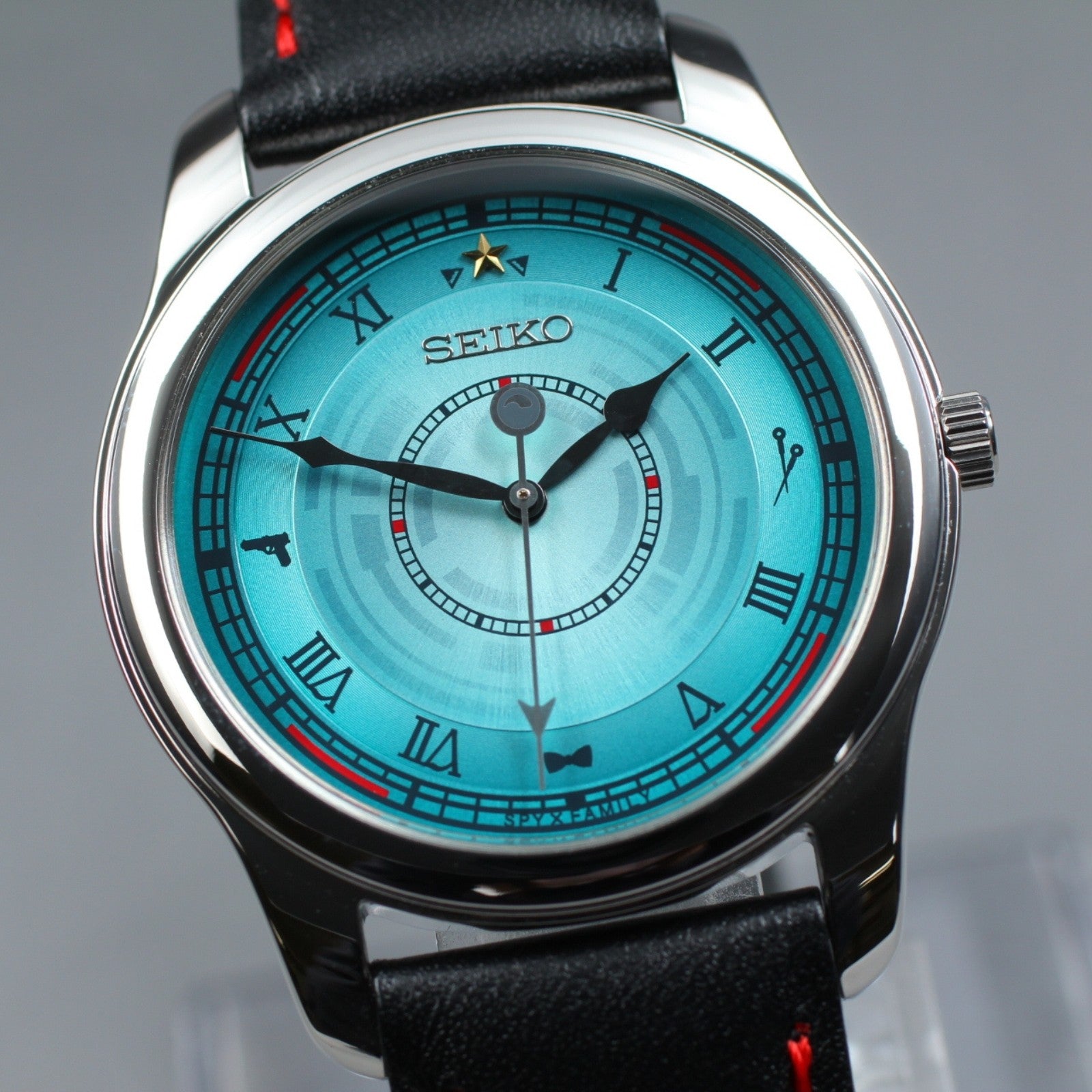 MINT*Box SEIKO SPY×FAMILY 7N01-HDX0 Blue Dial Men's Quartz Watch 35mm From JAPAN