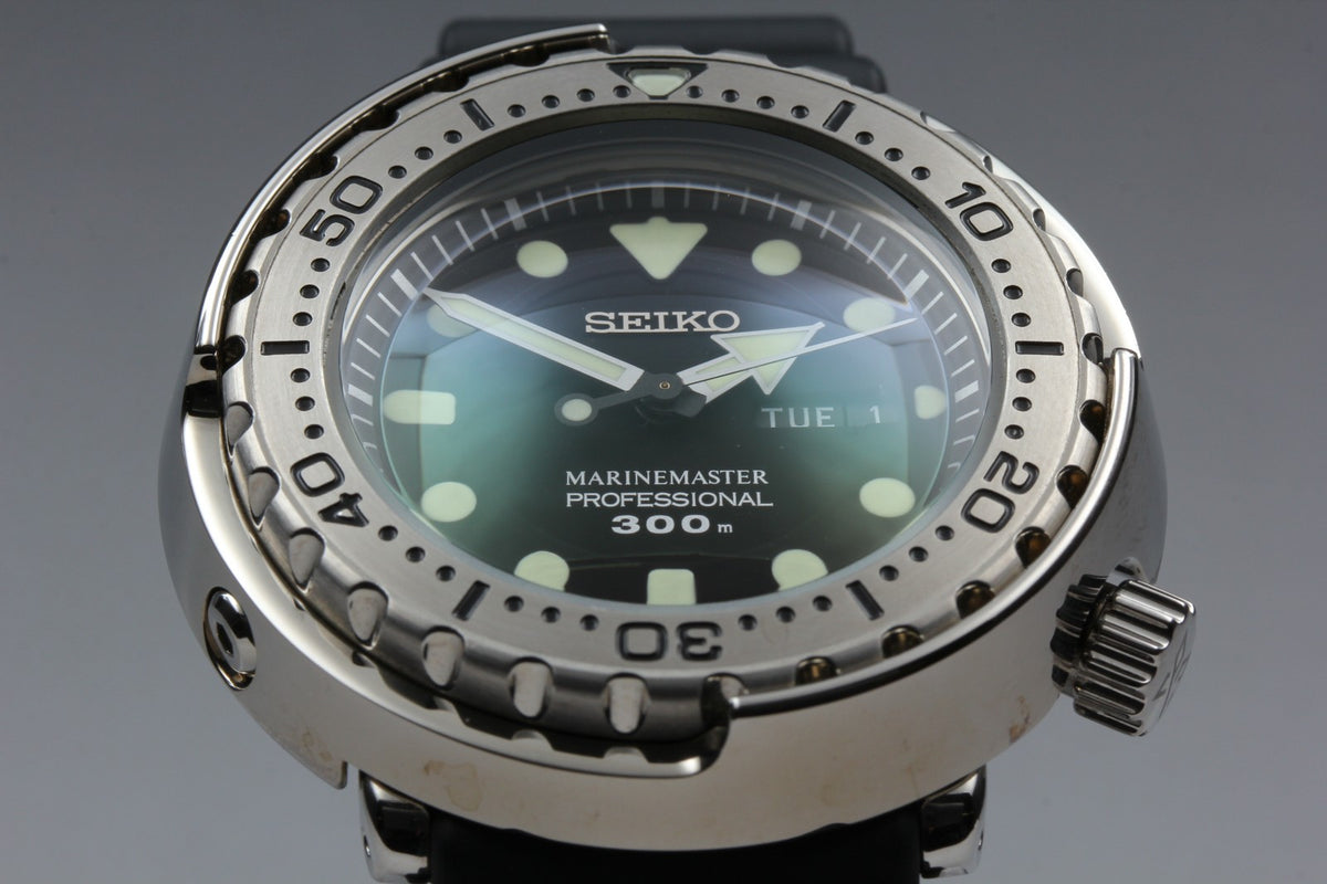 SEIKO Prospex MarineMaster 7C46-0AG0 SBBN033 Black Quartz Men's Watch JAPAN