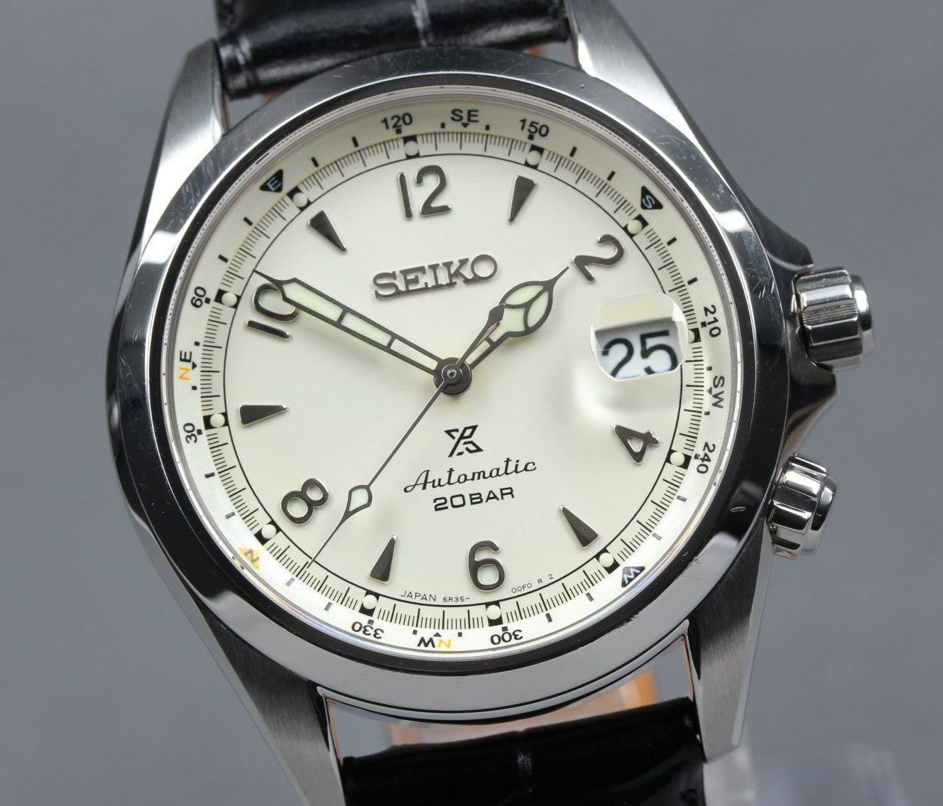 SEIKO Prospex Alpinist 6R35-00E0 SBDC089 Ivory Dial Automatic Men's Watch JAPAN