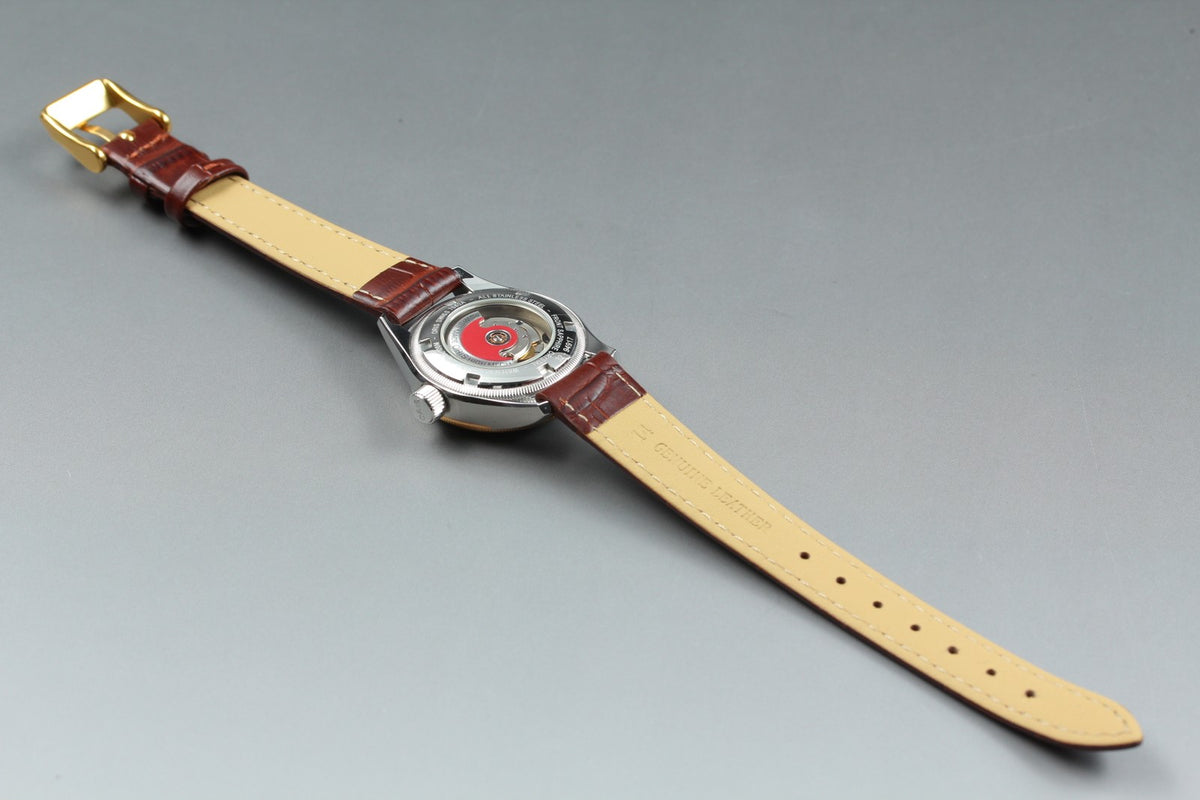 ORIS Big Crown Pointer Date 7680A Silver Dial Brown 28mm Automatic Women's Watch