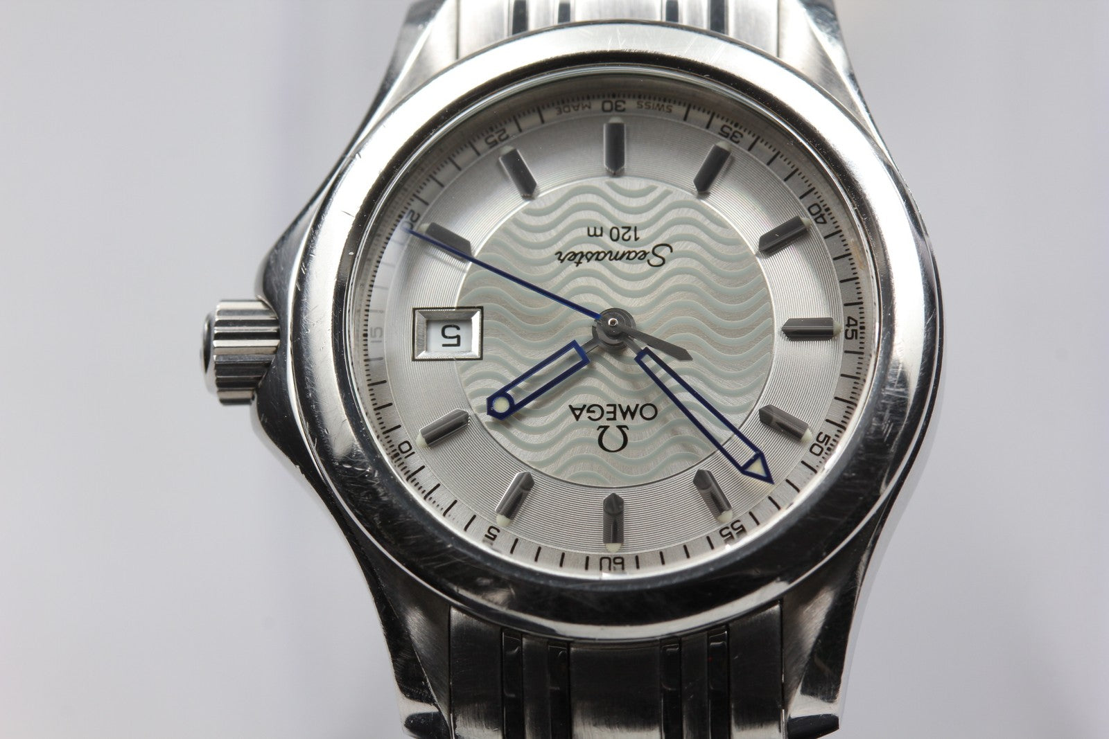 OMEGA Seamaster 2571.31 Quartz Silver Dial Women's Watch 29mm JAPAN Box