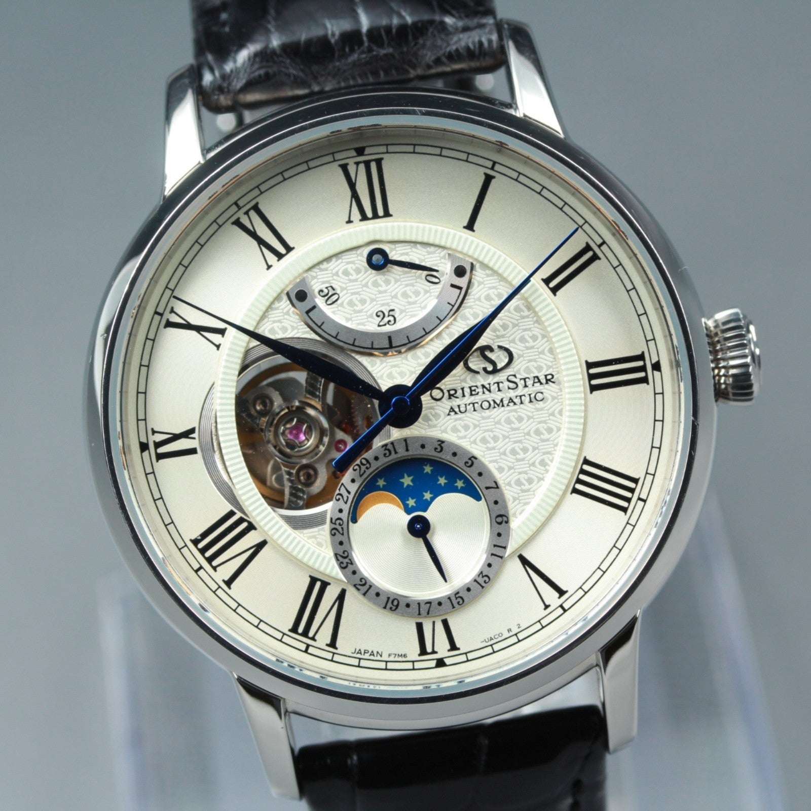 ORIENT Star Classic F7M6-UAB0 Automatic Silver Date Men's Watch 41mm Exc+5*Box