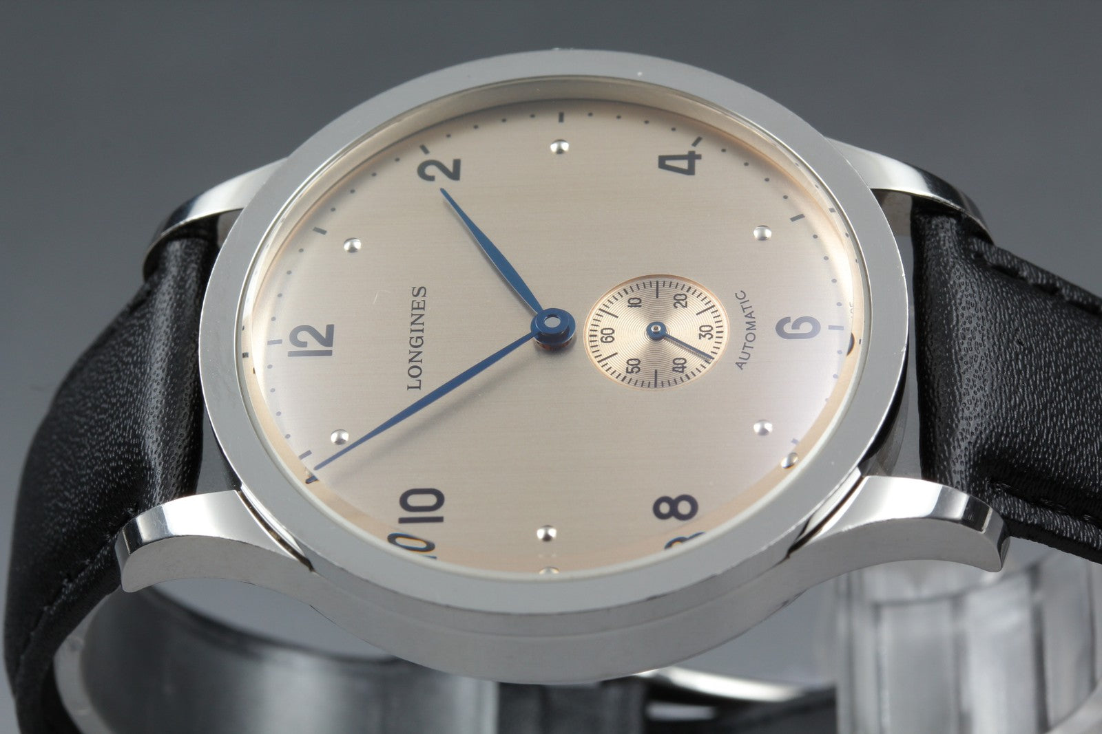 LONGINES Heritage Collection L2.813.4 Automat Gold Men's Watch 40mm JAPAN Box