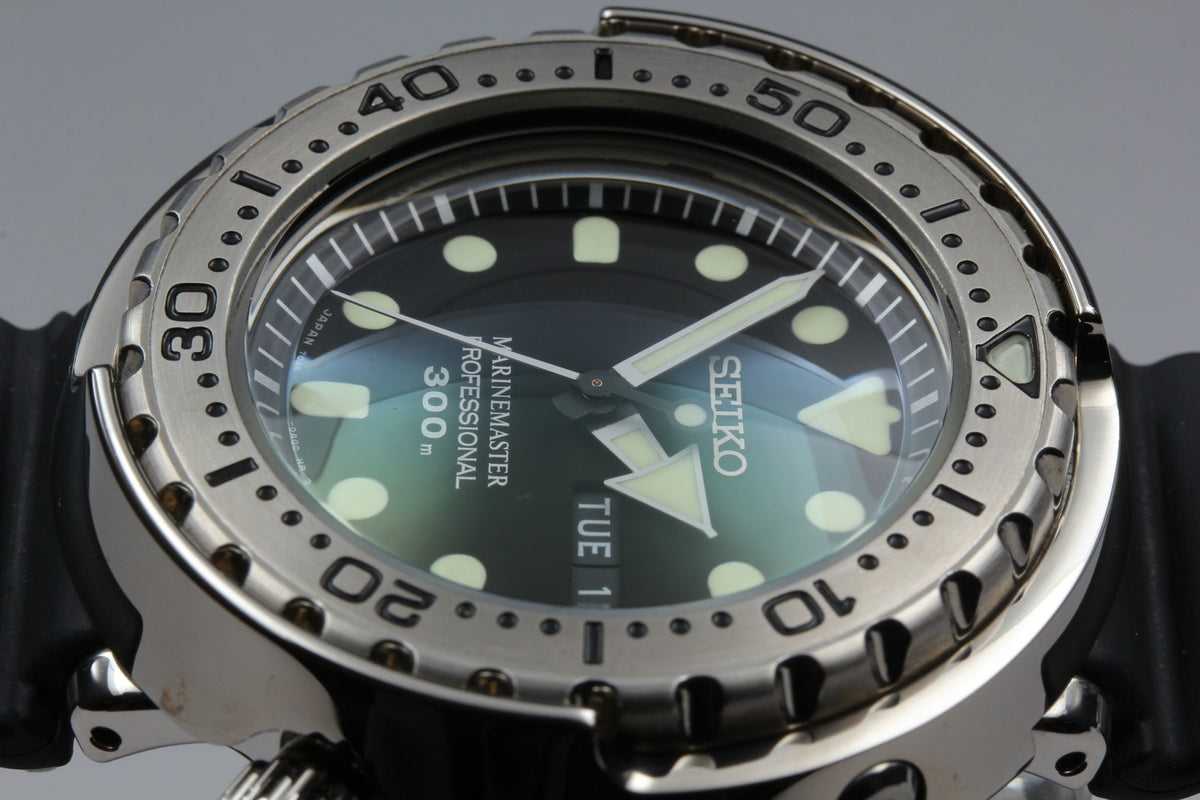 SEIKO Prospex MarineMaster 7C46-0AG0 SBBN033 Black Quartz Men's Watch JAPAN