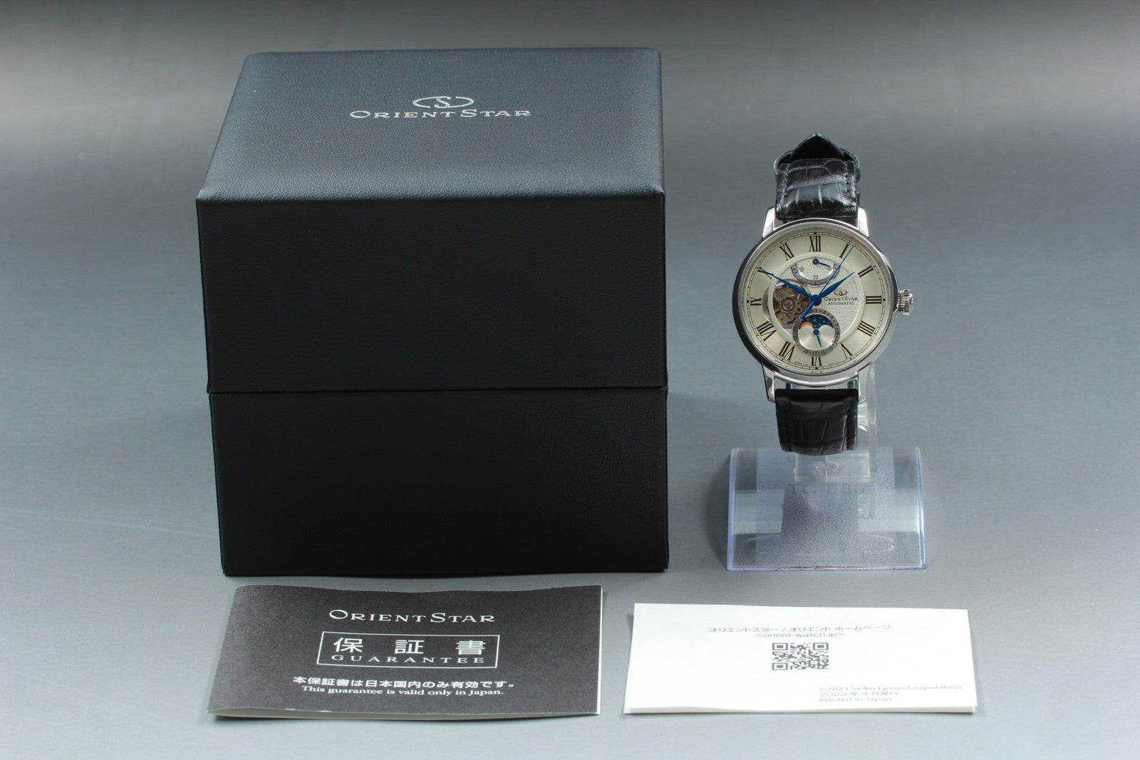 ORIENT Star Classic F7M6-UAB0 Automatic Silver Dial Date Men's Watch 41mm Box