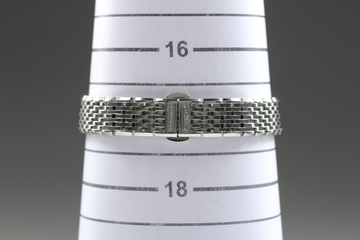 LONGINES La Grande Classique L4.209.4 Black 12P Diamond 23mm Women's Qz Watch