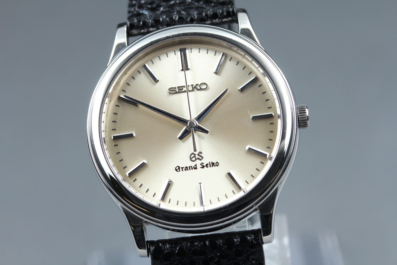 SEIKO Grand SEIKO GS 8J55-0A10 Silver Black 34mm Quartz Men's Watch
