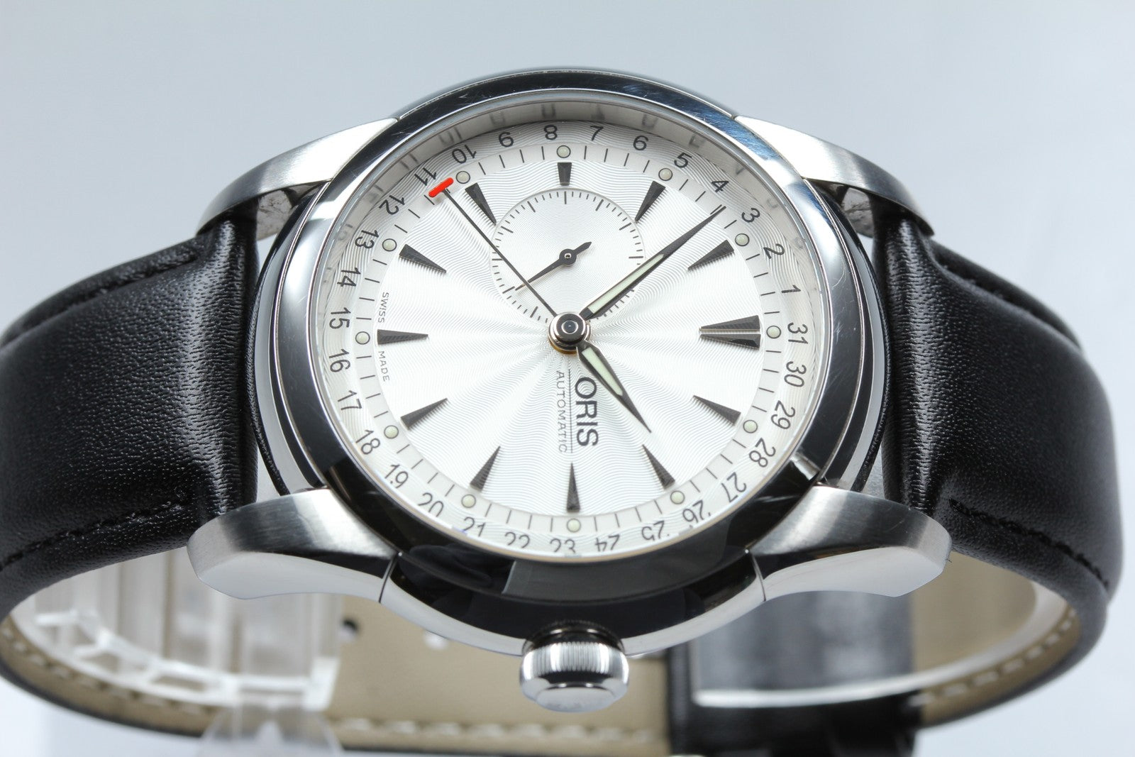 ORIS Artelier 7545 Silver Dial Automatic Small Second Men's Watch 44mm Exc+5 JP