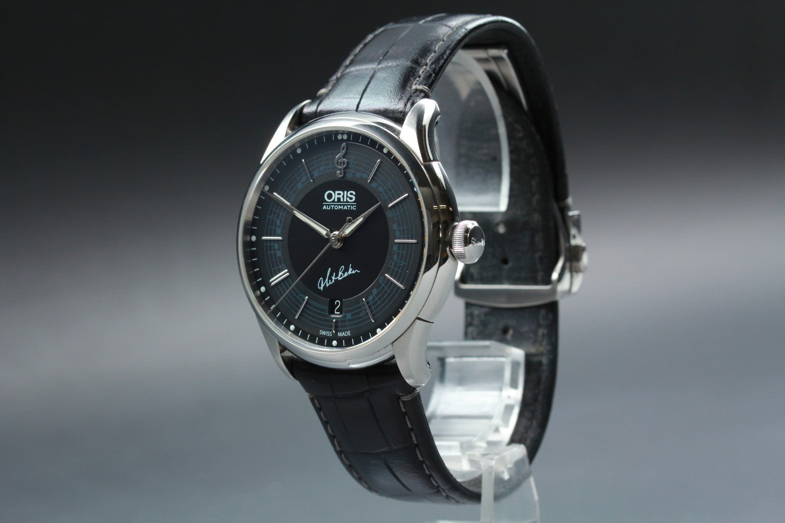 Oris Chet Baker Limited Edition 7591-84 Automatic Black Men's Watch 40mm Exc+5