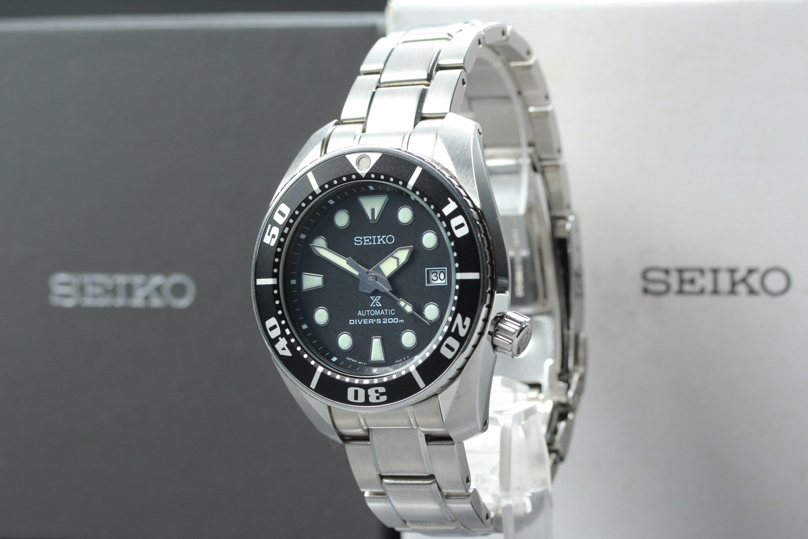 SEIKO Prospex 6R15-00G0 SBDC031 Divers Black 44mm Automatic Men's Watch JAPAN