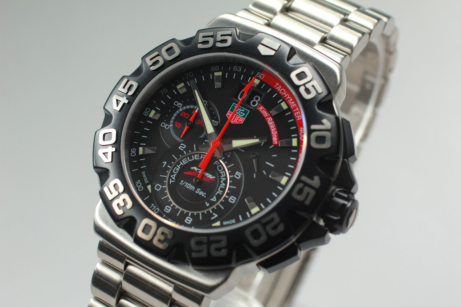 N MINT*Box TAG Heuer Formula 1 CAH1014 Quartz Black Dial Men's Watch 44mm JAPAN