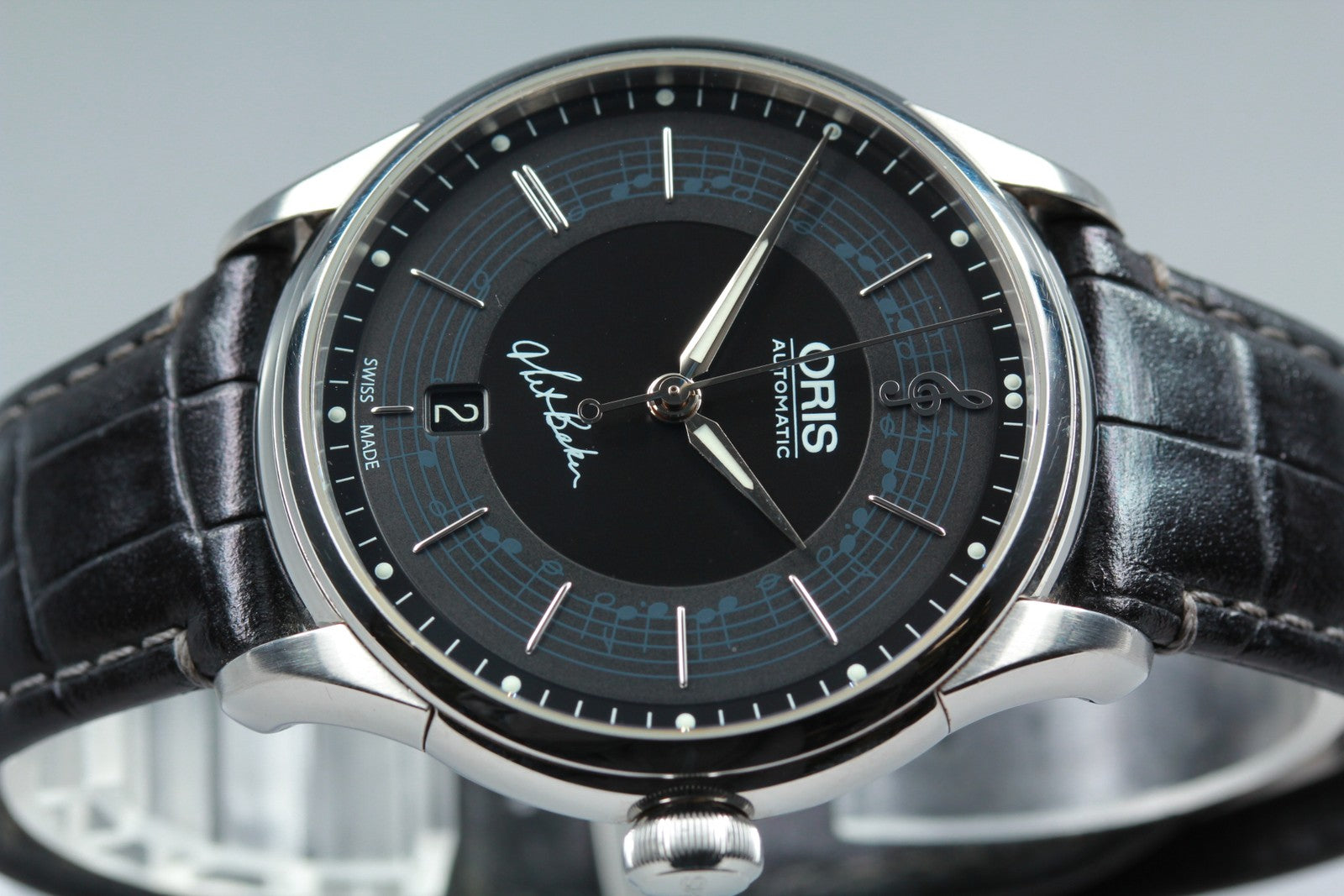 Oris Chet Baker Limited Edition 7591-84 Automatic Black Men's Watch 40mm Exc+5