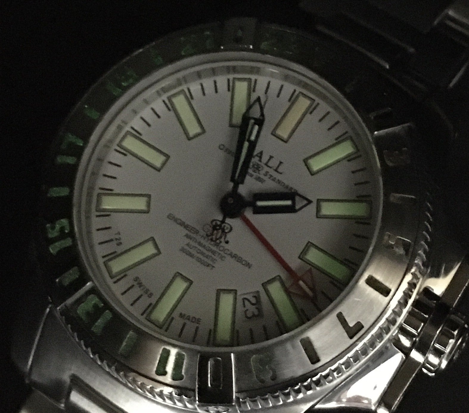 overhauled BALLWATCH Engineer Hydrocarbon DG1016A GMT Automatic Men's Watch JP