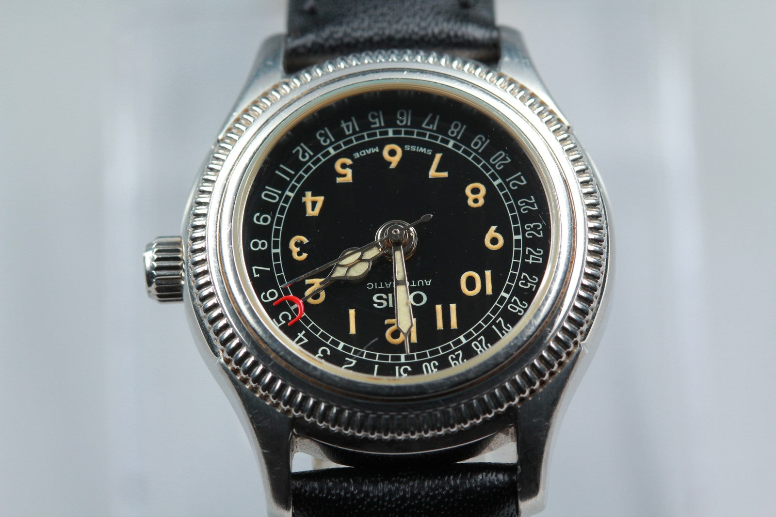 ORIS Pointer Date 7472 Black Dial Automatic Date Women's Watch 28mm JAPAN Exc+5